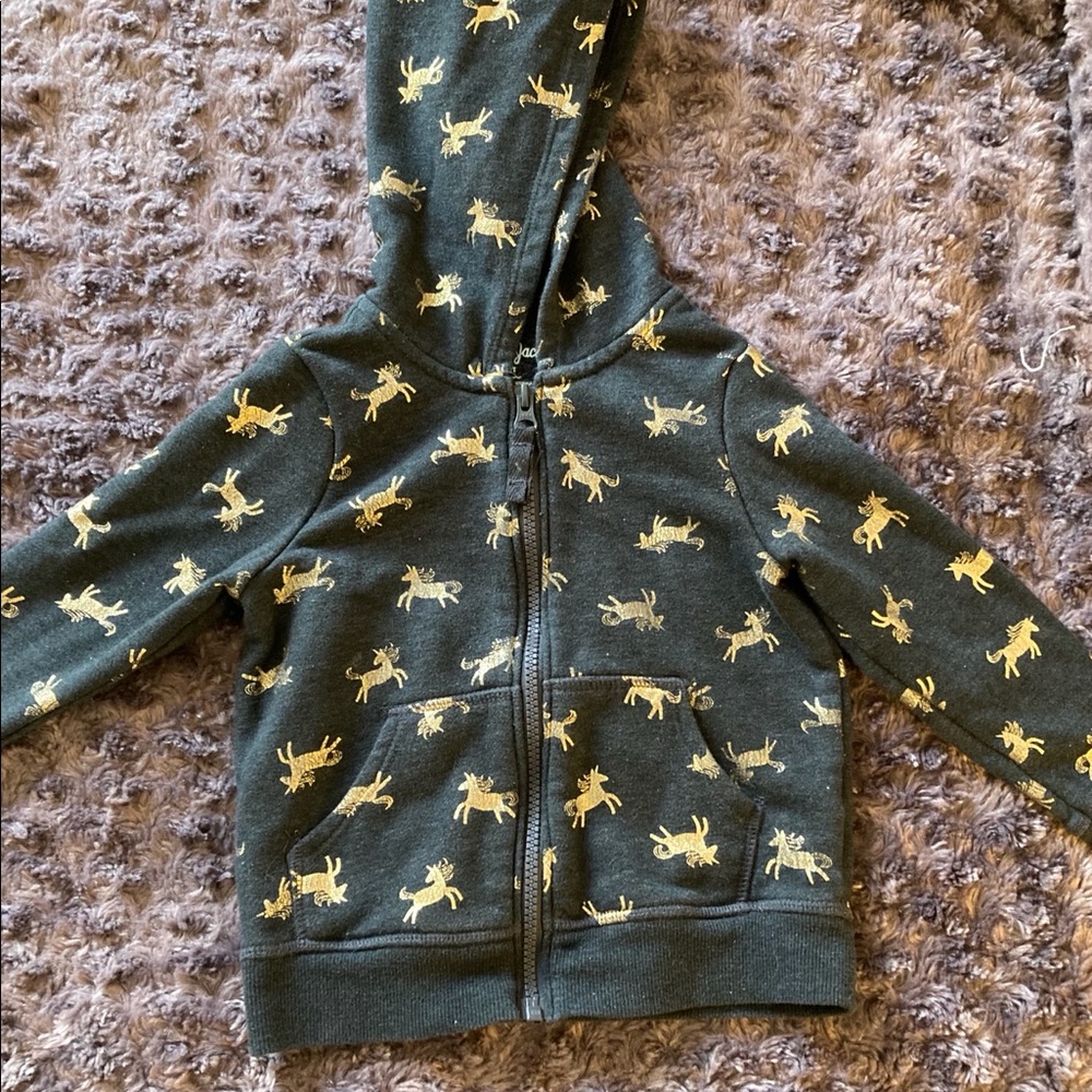 Cat and Jack unicorn hoodie